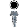 L.H. Dottie Self-Drilling Screw, #8-18 x 3/4 in, Zinc Plated Steel Hex Head Hex Drive, 100 PK TEKHW834